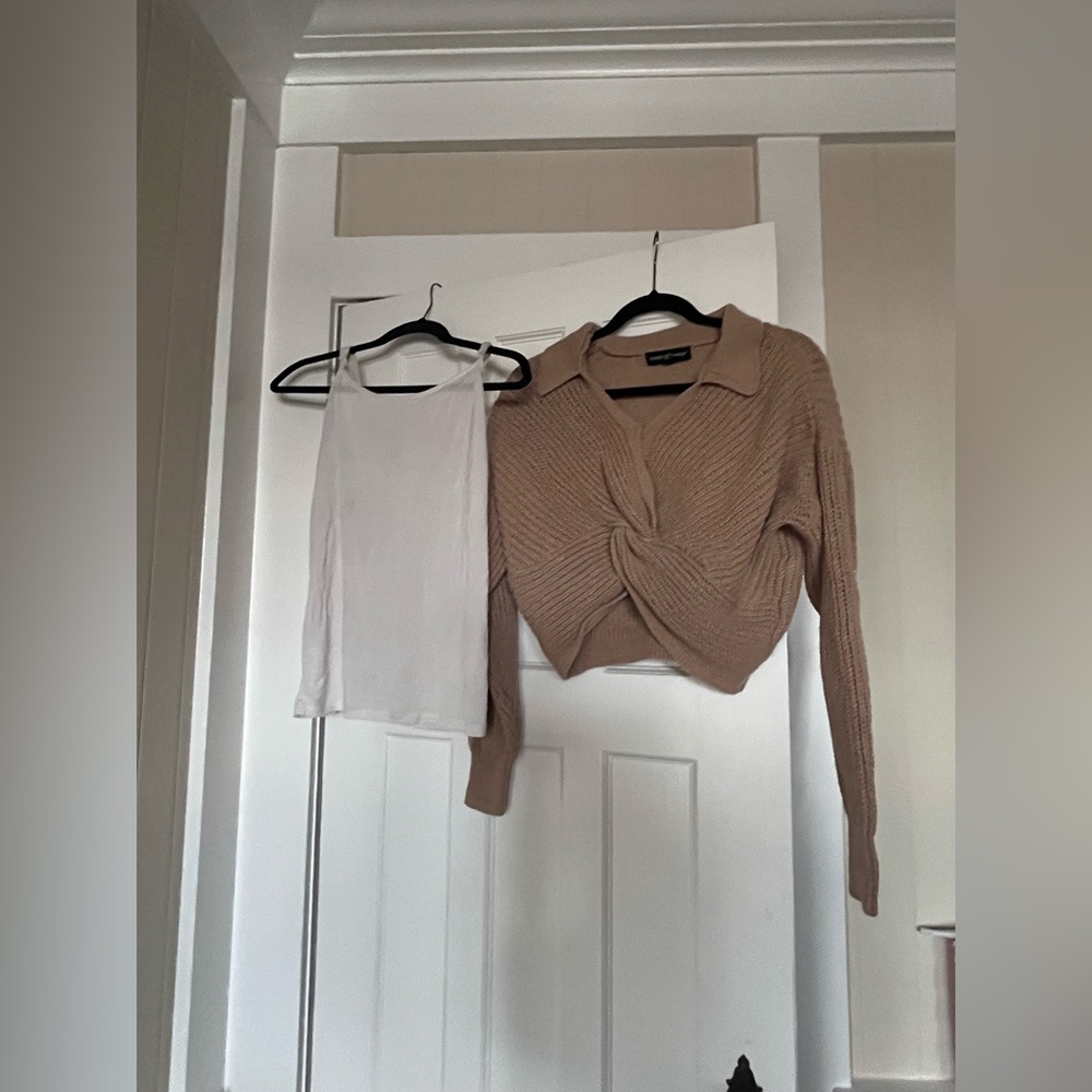 Sweater and tank top together bundle, Worn a few times